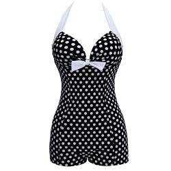 Retro Badeanzug Damen Badeanzug Damen Bauchweg 44/46 -Badeanzug Bademode Damen Tankini Sale Shapewear Damen Body String Badeanzüge Damen Große Größen Damen Badeanzug Rücken Geschlossen Badeanzug Dame von WILLBEST