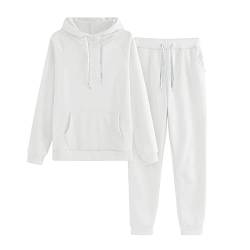 TrainingsanzüGe FüR Kinder Damen Jogginganzug Zweiteiler Outfit 2 StüCk Trainingsanzug Set 2 Teilig Freizeitanzug Sportanzug Colorblock Sweatshirt + Jogginghose Sportswear Sportbekleidung Tracksuit von WILLBEST