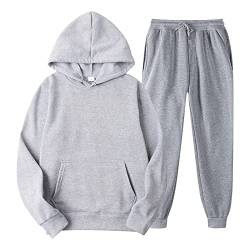 WILLBEST Hoodies FüR Damen Trainingsanzug Damen Hausanzug Set Jogginganzug Velours Sportanzug Freizeitanzug 2 Teilig Kapuzenjacke Langarm Zipper Lange Sporthose FüR FrüHling Sweatshirt Jacke Kinder M von WILLBEST