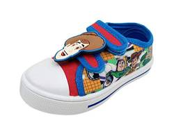 Kinder Disney Toy Story Woody Canvas Schuhe, - Blau / Weiß / Rot - Größe: 30 EU von WILLIAM LAMB