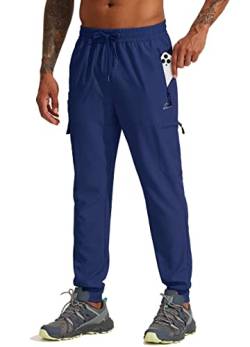 Willit Leichte Herren-Jogginghose, schnell trocknend, Wandern, Cargohose, Laufen, Workout, sportliche Outdoor-Hose von WILLIT