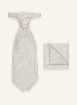 Wilvorst Set: Krawatte Und Einstecktuch beige von WILVORST