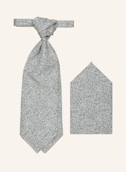 Wilvorst Set: Krawatte Und Einstecktuch gruen von WILVORST