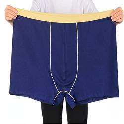 WINDEHAO Übergröße 13XL (200 kg) Herren-Boxershorts, 3 Stück Herren-Unterwäsche, locker, weich, groß, übergroße Elastizität, Baumwollunterhose (dunkelblau, 11XL passt 150–160 kg) von WINDEHAO