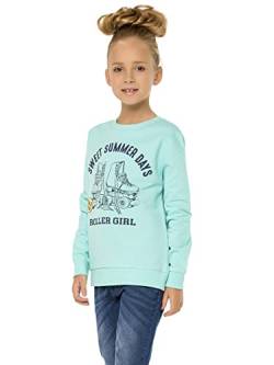 WINKIKI Kids Wear Mädchen Langarmshirt mit Rollschuhe Motiv Kinder Baumwolle Longsleeve Sweatshirt von WINKIKI Kids Wear