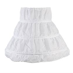 WINOMO Mädchen Petticoat Unterrock Reifrock,Weiß, 18,5 Zoll von WINOMO