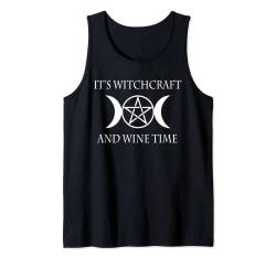 Wiccan Triple Moon Goddess - Es ist Zeit für Hexerei und Wein Tank Top von WITCHCRAFT GIFTS AND WICCA CLOTHING CO.