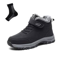 Orthoboots Pro - Ergonomische Winterstiefel, Wärmend Rutschfest Wasserdicht Winterschuhe Winterstiefel Schneestiefel Boots (Schwarz, Erwachsene, Damen, 36, Numerisch, EU Schuhgrößensystem, M) von WIWIDANG