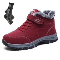 WIWIDANG Orthoboots Pro - Ergonomische Winterstiefel, Unisex Schmerzlinderung und Wärme (Rot, Erwachsene, Damen, 36, Numerisch, EU Schuhgrößensystem, M) von WIWIDANG