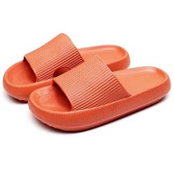 WIWIDANG Pumis Schlappen, Pummy Original Damen, Badeschlappen Damen Weich FüR Maxirnalen Komfort (Orange, Erwachsene, Damen, 36, Numerisch (von/bis), EU Schuhgrößensystem, 37, M) von WIWIDANG