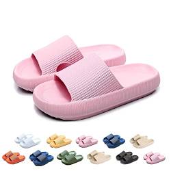 WIWIDANG Pummy Original Damen Cosy Slides Cosify Wolkenslipper Original Rutschfeste Weiche Hausschuhe (Pink-1, adult, women, numeric_34, numeric_range, eu_footwear_size_system, numeric_35, medium) von WIWIDANG