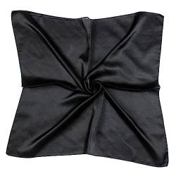 WLHOPE Seidentuch Damen Seide Unifarben Seidenschal Bandana Halstuch Kopftuch Vierecktuch Schal Tuch Geschenk für Frauen 70 x 70 cm von WLHOPE