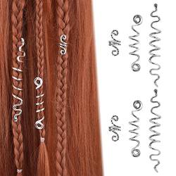 WLLHYF 6 Stück Loc Schlange Haarschmuck Metall Haarspangen Dekoration Spirale Schlange keltische Haarmanschetten Dreadlock Spirale Spule Haarschmuck für Frauen Mädchen von WLLHYF