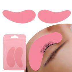 WLLHYF Wiederverwendbare Augenpads Silikon-Wimpernverlängerung unter den Augenklappen Isolationspads für die unteren Wimpern Wimpernlift-Abdeckung für die Laminierung der Wimperndauerwelle (Rosa) von WLLHYF