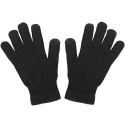 WLLHYF Winter Touchscreen Zauberhandschuhe Warme Finger Handschuhe Arbeits Schreib Winddichter Dehnbarer Gestrickter Fäustling Rutschfester Ski Liner Handschuh für Damen Herren bei Kaltem Wetter von WLLHYF