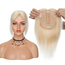 Perücken 10x12cm Haar Topper Seidenbasis Echthaar Perücken für Frauen Maschine Haarteil Clip In Haarverlängerungen Spitzenperücken von WMQWLGOF