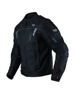 Men Textile Jacket Vegas 1.0 (as3, alpha, x_l, regular, regular, BLK) von WMW WALI MOTO WEAR