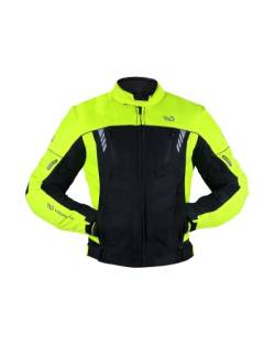 WMW WALI MOTO WEAR Motorradjacke Herren mit Protektoren textil bikerjacke wasserabweisend winddicht motorrad leicht kombi jacke (as3, alpha, x_l, regular, regular) von WMW WALI MOTO WEAR