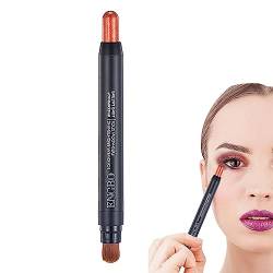 Eyeshadow Stick | Matt Schimmernder Doppelkopf Lidschattenstift – langanhaltender wasserfester Aufheller Makeup, 0,07 Oz Augenschminke Geschenke für Wobblo von WOBBLO