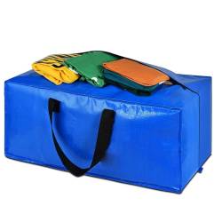 Faltbare Sporttasche | Extra große Reisetaschen für Gepäck bis zu 65 lb – wasserdichte Reisetasche, praktische Sporttasche für Arbeit und Lieferung, Zimmer Wobblo, 1 x Tragegurt, 1 von WOBBLO