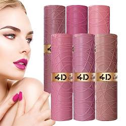 Lippenstift für Frauen | Velvet Lipstick Make-up-Set, 6 Farben, langlebig, verblasst nicht, wasserdichte Lippenstifte für Damen, Mädchen Wobblo von WOBBLO
