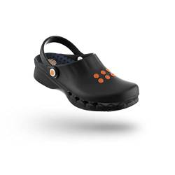 WOCK NUBE mit Einlage, Damen Arbeit Clogs, Unisex - Mann Frau Clog mit Fersenriemen, Sehr leicht - Hergestellt in Portugal von WOCK