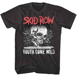Skid Row Youth Gone Wild Graffiti Skull Mens T Shirt Heavy Metal Band Tour Merch von WOD