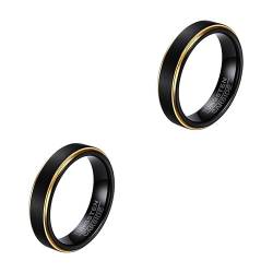 WOFASHPURET 2St Ring aus Wolframstahl männerring rings for men mens rings Wolframring Beziehungsring hoch Ehering Ringe Anruf Ringschmuck Dekorativer Ring Wolfram Stahl schmücken Zubehör Mann von WOFASHPURET