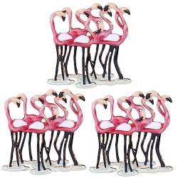 WOFASHPURET 3st Flamingo-brosche Verzierungen Strassnadel Pin-ästhetik Kristall-strass-brosche Frauen Brosche Hawaii-emaille-pin Rucksäcke Stift Kristalldekor Zubehör Schal Fräulein von WOFASHPURET