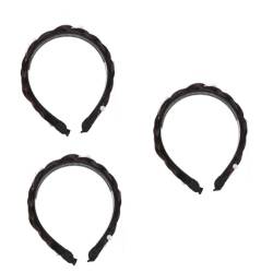 WOFASHPURET 3st Stirnband Mit Perlenperücke Perlenstirnband Für Frauen Statement-stirnbänder Für Frauen Perlenkopfschmuck Frauen Kopfschmuck Weben Haarbündel Fräulein Chemische Faser von WOFASHPURET