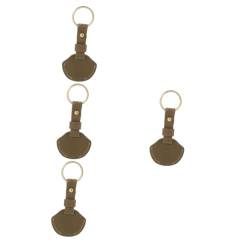 WOFASHPURET 4 Stück Schlüsselanhänger Aus Leder Schlüsselbund Schlüsselhüllen Für Hausschlüssel Schlüsselanhängertaschen Mit Schlüsselhülle Schlüsselbox Schlüsselanhänger Tasche Persönlichkeit von WOFASHPURET