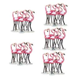 WOFASHPURET 5st Flamingo-brosche Flamingo-vogel-brosche Emaille-pin-abzeichen Kristallstift Schalnadel Kristallbrosche Strass-brosche Hawaii-emaille-pin Kleidung Fräulein Rucksack von WOFASHPURET