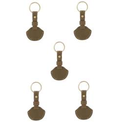 WOFASHPURET 5st Schlüsselanhänger Aus Leder Schlüsselbund Autoschlüsseletui Schlüsselhüllen Für Hausschlüssel Schlüsselhalter Schlüsselbox Schlüsseletui Für Damen Schlüsseltasche Jahrgang von WOFASHPURET