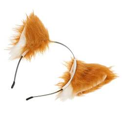 WOFASHPURET Cosplay-Kostüm-Zubehör Ohr-Plüsch-Stirnband Schönes Tier-Stirnband Für Cosplay-Party von WOFASHPURET