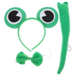 WOFASHPURET Party-Cosplay-Kostüm Niedliches Tier-Froschohren-Stirnband Für Die Tägliche Party 3 Stück von WOFASHPURET