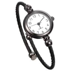 WOFASHPURET Uhren für Damen Vintage-Armbanduhren für Damen Stilvolle Quarzuhr Zierliche Kleine Uhr Geburtstagsgeschenk für Damen Damen Mädchen Weiß von WOFASHPURET