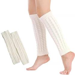 WOIRROIP Damen Stulpen Beinwärmer Beinstulpen Stulpen Legwärmer Strümpfe Overknees,Beinwärmer für Damen Gestrickt Warme Beinstulpen Stiefelstrümpfe Legwarmers für Damen von WOIRROIP