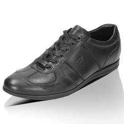 WOJAS - Herren Halbschuhe I Glattleder I Weiches Futter I Universelles Stil I Bequem und Praktisch I 8087-51 - Schwarz, Gr. 44 von WOJAS