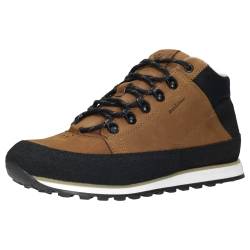 WOJAS Herren Halbstiefel Winterschuhe mit Wolle – Gefütterte Wintersneaker aus Nubukleder Schnürboots Turnschuhe – Hellbraun, 9181-73, Gr. 42 von WOJAS