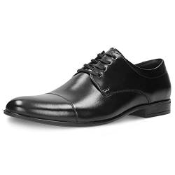 WOJAS Herren Lederschuhe – Klassische Schnürschuhe Business Glattleder Spitzenschuhe Ganzjahresschuhe – Schwarz, 9036-51, Gr. 44 von WOJAS