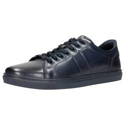 WOJAS - Herren-Sneaker | Narbenleder | Lässiger Stil | Perfekt für Alltägliche Anlässe Praktisch | 10036-56 - Dunkelblau, Größe 43 von WOJAS