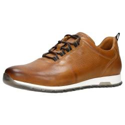 WOJAS - Herren-Sneaker | Narbenleder | Weiches Futter | Casual Stil | Perfekt für Jede Jahreszeit | 10039-53 - Hellbraun, Größe 44 von WOJAS