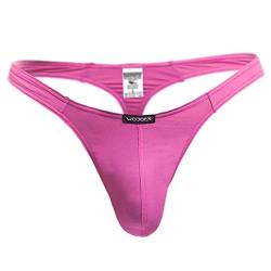 WOJOER Beun Basic String, Beach and Underwear Stretch eng anliegend, luftig leicht atmungsaktiv Designer Clubwear vom Innovations-Label, Made IN Germany (candypink, L) von WOJOER