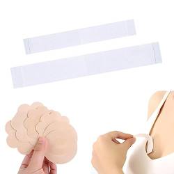 Doppelseitiges Klebeband Skin Fashion Body Tape Transparent Fixing Garment Tape Nipple Sticker Cover Adhesive Bra Boob Sticker 92PCS von WOLAIYE