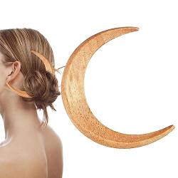Mond-Haar-Accessoires | Chinesische Haarnadel | Dekorative, handgefertigte Haarspangen für dickes und langes Haar, Haarschmuck für Frauen und Mädchen Wolwes von WOLWES