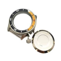 WOMELF 42mm Uhrengehäuse Modifikation Tauchen Herren DIY Edelstahlgehäuse kompatibel for NH35A/ NH36A Uhrwerke (Color : NO.14) von WOMELF