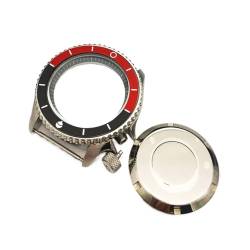 WOMELF 42mm Uhrengehäuse Modifikation Tauchen Herren DIY Edelstahlgehäuse kompatibel for NH35A/ NH36A Uhrwerke (Color : NO.8) von WOMELF