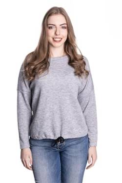 WOMEN'S WEAR U&F FASHIONSTORE U&F Damen Sweatshirt | Shirt für Freizeit und Homewear | Lässiger Pullover mit Rundhalsausschnitt Grau Grösse XL von WOMEN'S WEAR U&F FASHIONSTORE