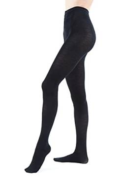 WOOLIFE Damen Merino Strumpfhose Soft Damenwollstrumpfhose 220 Den Schwarz 40-42 von WOOLIFE