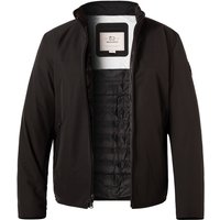 WOOLRICH Herren Daunenjacke schwarz Mikrofaser unifarben von WOOLRICH